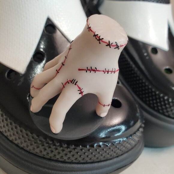 Crocs Wednesday Stomp Clog X Platform Addams Family Movie New Multiple Sizes - Picture 15 of 16